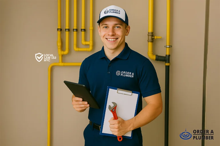 How Order A Plumber Helps With Local Law 152 Compliance