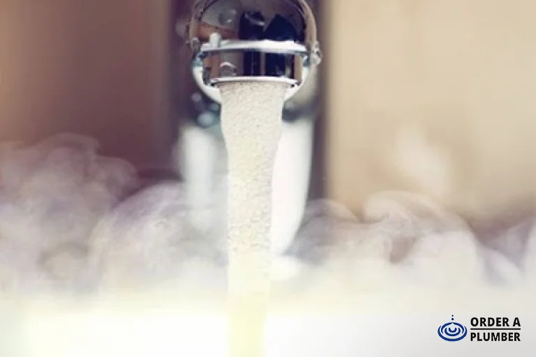 Rust-Colored or Discolored Hot Water