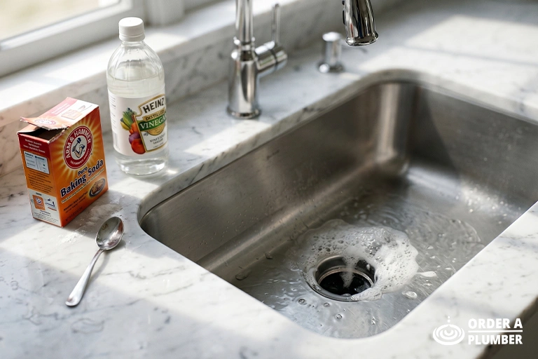 . Use Baking Soda and Vinegar
