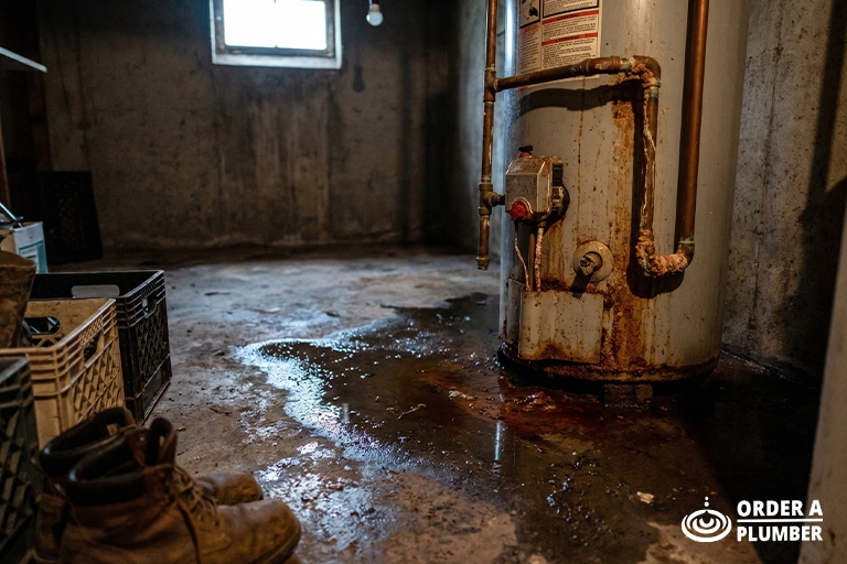 Leaking Pipes or Water Heater Tank