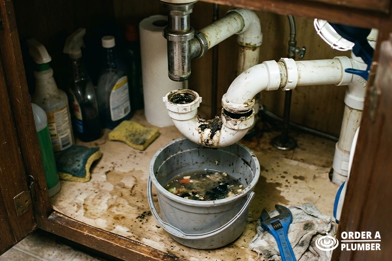 Clean the P-Trap Under the Sink