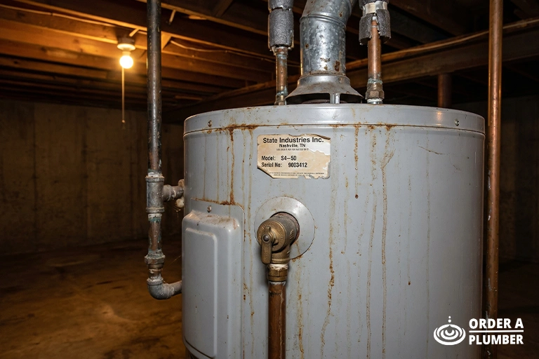 Old or Failing Water Heater