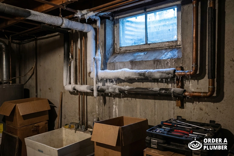 Frozen or Damaged Pipes During Cold Weather