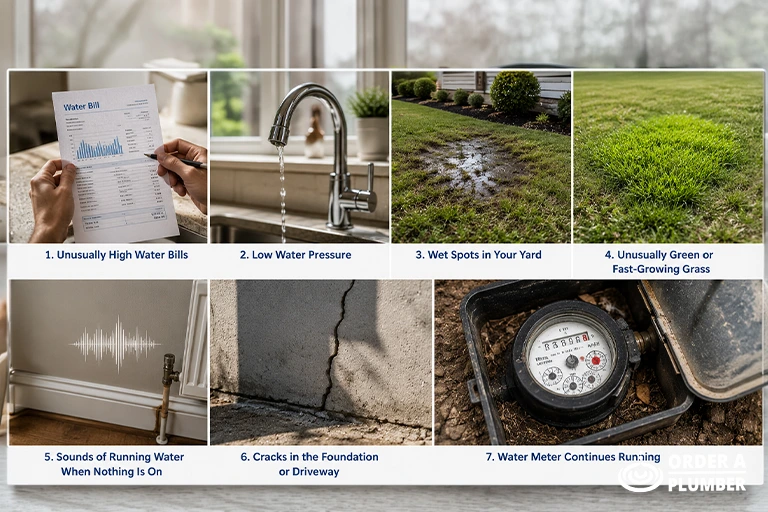 Common Main Water Line Leak Signs Every Homeowner Should Know