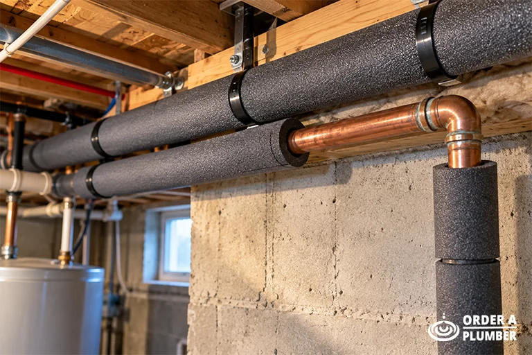 Insulate Exposed Pipes