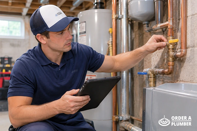 Contact Order A Plumber for an Estimate